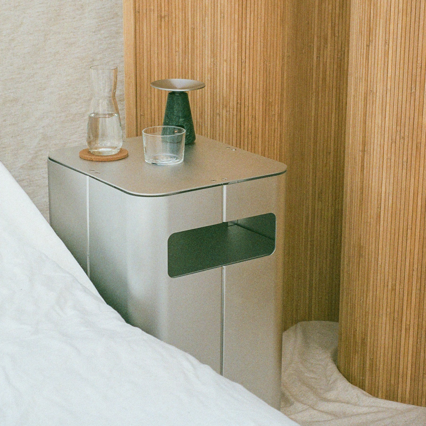 Gadroon Bedside Table